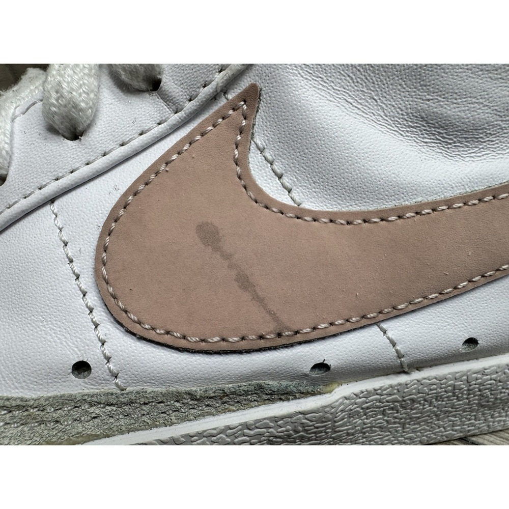 Nike Shoes Womens 8.5 White Blazer Mid 77 Vintage Hi Sneakers Leather CZ1055-118 - Picture 7 of 9